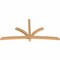Ekena Millwork Davenport Timber Gable Bracket, Western Red Cedar, 96"W x 48"H x 3 1/2"D x 3 1/2"F, 12/12 Pitch GBW096X48X0404DAV00SWR - alternate 2
